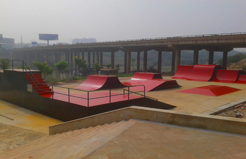 湖南省衡陽市濱江公園極限運動場（      比賽區）