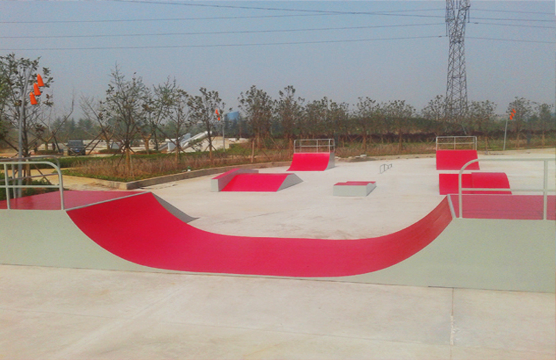 河南省鄭州市雕塑公園極限運動場