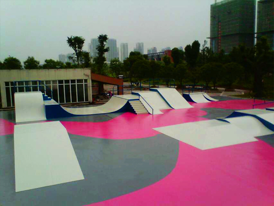 重慶大學城青年廣場極限運動場