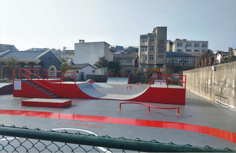 安徽省合肥市黃麓文化廣場極限運動場