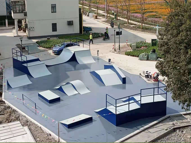 浙江省嘉興市西塘古鎮景區極限運動場