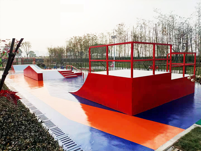 安徽省銅陵市西湖城市濕地公園極限運動場