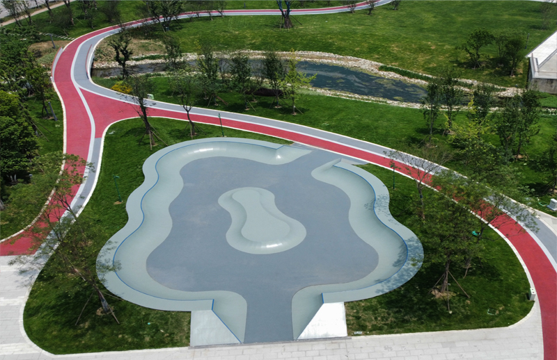 四川省德陽市綿遠河生態公園極限運動場