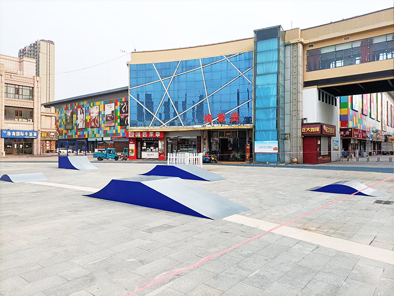 山東省濱州市渤海國際CBD廣場極限運動場