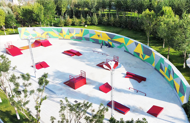 青海省西寧市城市綠地公園極限運動場