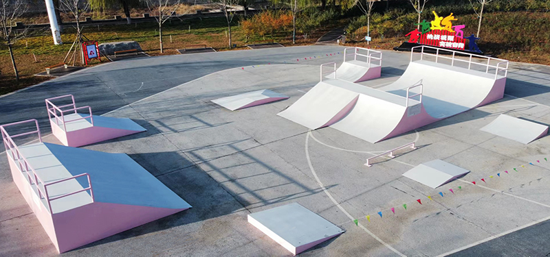 河南省鞏義市石河道公園極限運動場