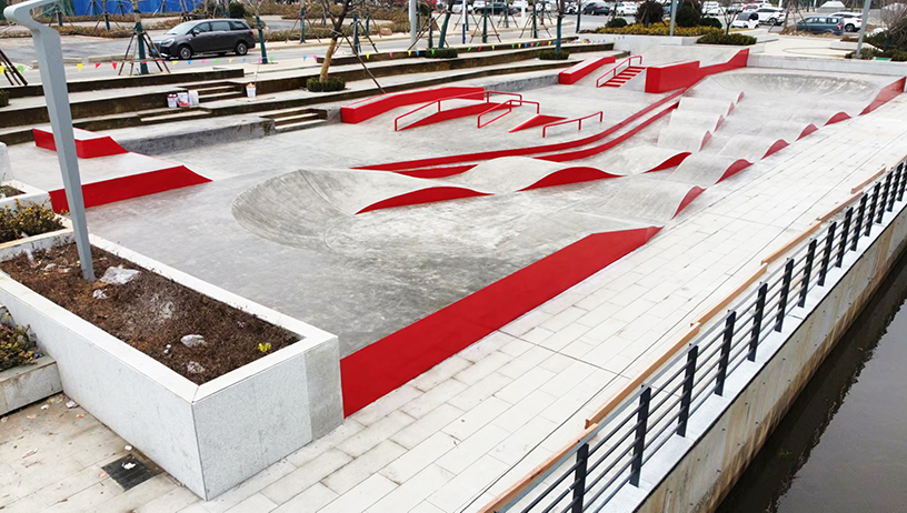 河南省汝州市中央商務區極限運動場